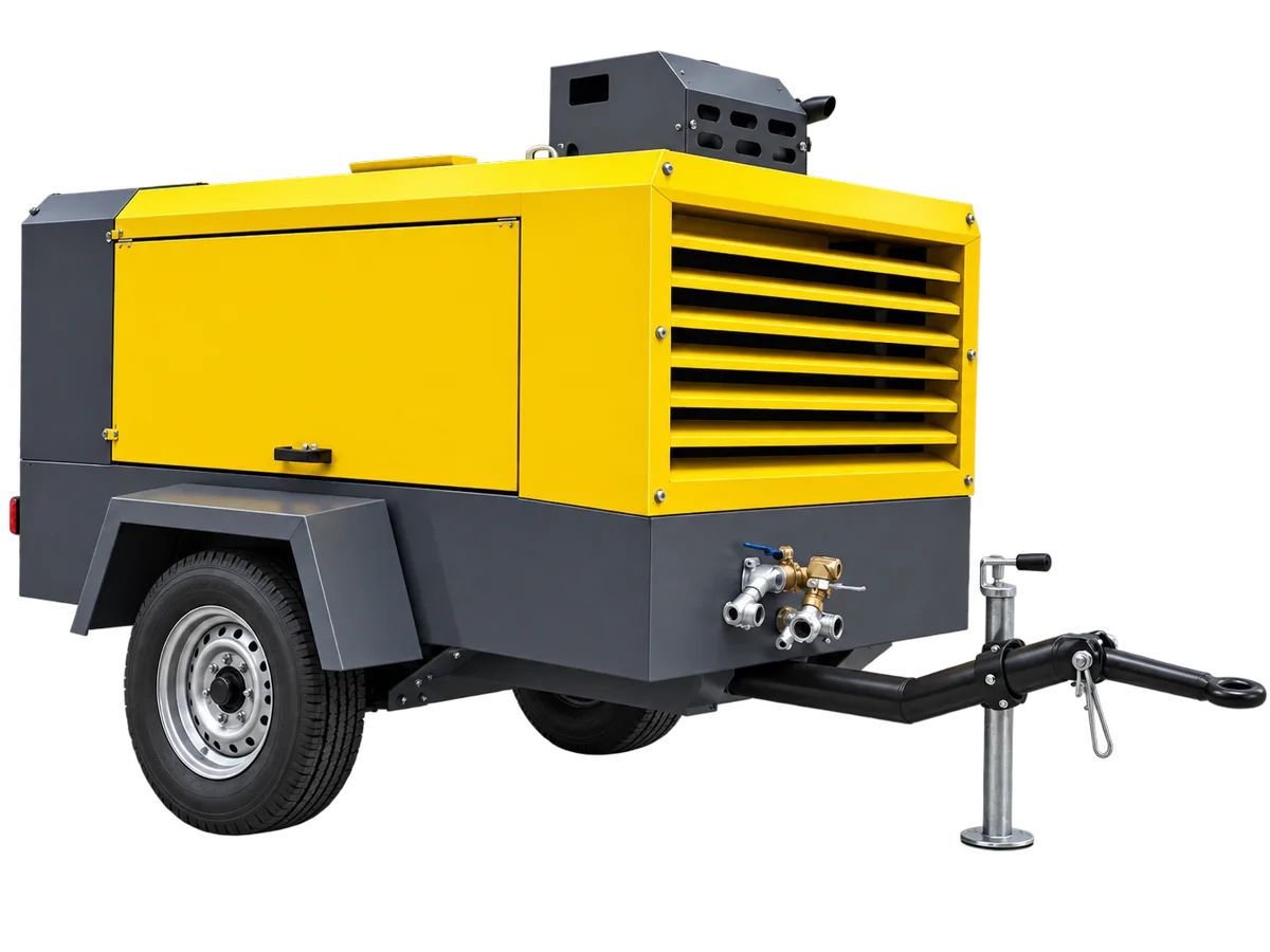 Compresora XAHS 400 PACE vista de tres cuartos frontal