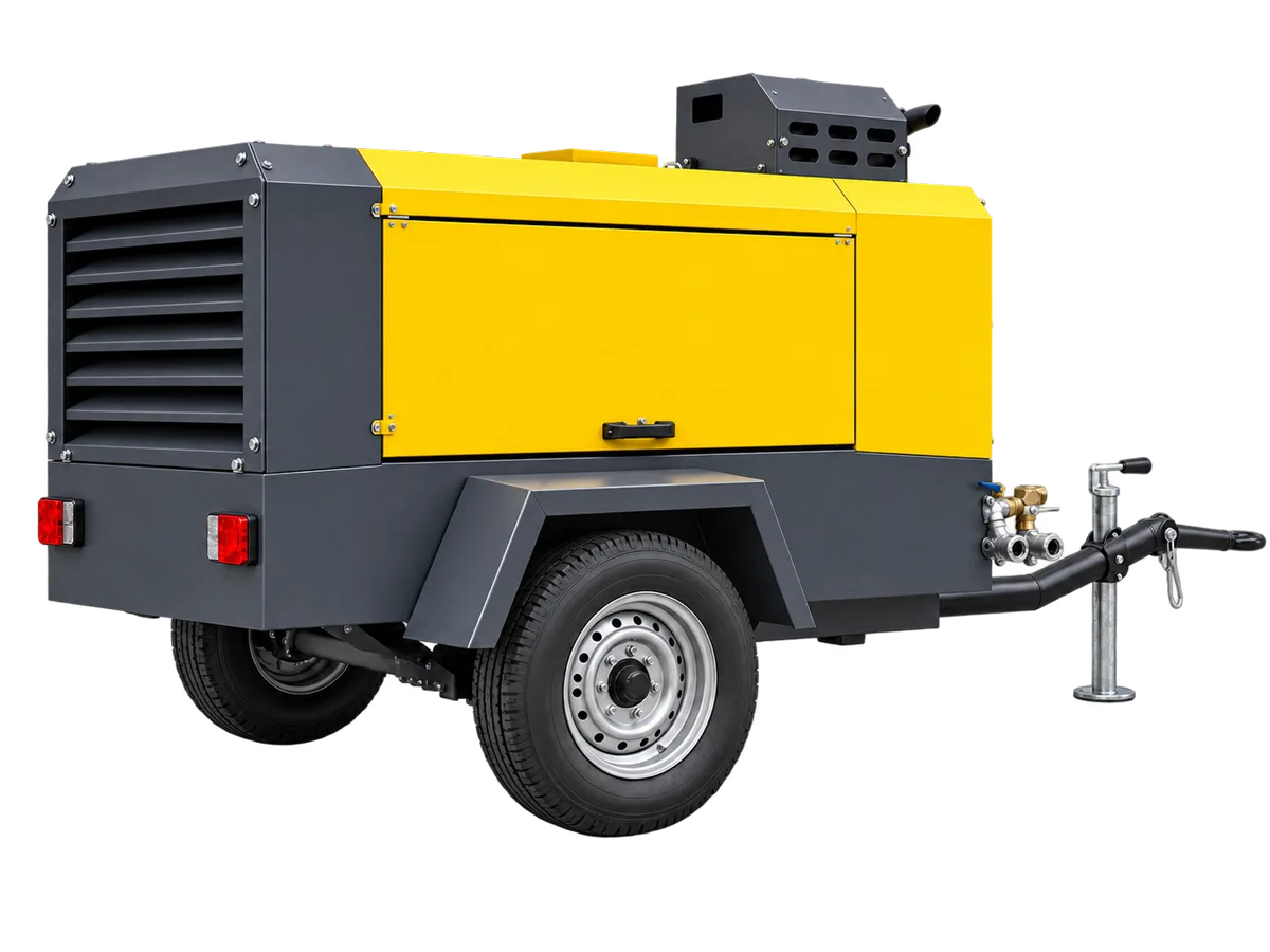 Compresora XAHS 400 PACE vista de tres cuartos desde atrás